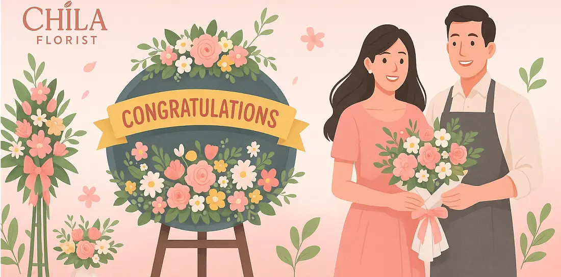 Toko Bunga Mekar Baru - Papan Bunga, Buket Bunga, & Krans Terbaik